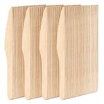 MATANA - 400 Eco-Friendly Wooden Knives 16cm - Biodegradable & Compostable - Perfect Wooden Cutlery Set for Parties, Weddings, Picnics