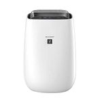 SHARP Room Air Purifier Fp-J40M-W With Plasmacluster Ion Technology, Haze Mode And Sleep Mode | Coverage Area: Upto 350 Ft², White