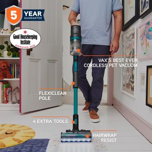 Vax HomePro Pet Cordless Stick Vacuum Cleaner – Lightweight, Bagless
