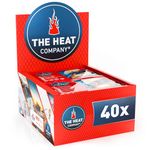 THE HEAT COMPANY Handwarmers - 40 Pairs - EXTRA WARM - Hand Heat Pads - 12 Hours Warm Hands - Instant Heat - Air Activated - Purely Natural