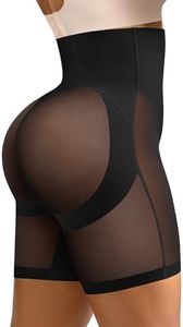 SHAPELLX Tummy Control Shapewear for Women Butt Lifting Shorts Plus Size Womens Shapewear Faja Body Shaper Panties Black