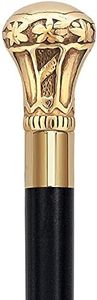 Royal Canes - Replica of Bat Masterson Brass Knob Handle Walking Cane