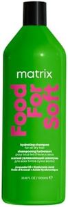 MATRIX | Hydrating Shampoo | With Avocado Oil & Hyaluronic Acid | For Dry, Brittle Hair, Moisturising & Nourishing | Food For Soft | 1 Litre