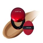 TIRTIR Mask Fit Red Cushion Foundation, Full coverage, Skin fit, Satin Glow Finish, Korean Cushion Foundation #40N CINAMON, 4.5g