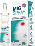 Instant Migraine Headache Pain Relief With Migspray | Migraine Ayurvedic Treatment | Natural Medicated Nasal Spray Contains Plant Extracts 15ML