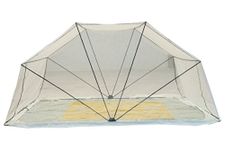 sai enterprises Comfort Net Foldable Mosquito Net for Healthy and Sound Sleep (Off White)