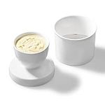 Starfrit Gourmet Bistro Bell Butter Crock, White Porcelain