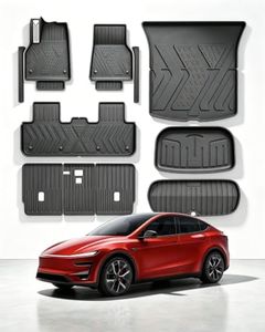SUPER LINER Tesla New Model Y Juniper Floor Mats and Cargo Liners TPE