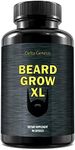 Beard Grow XL - Vegan Hair Growth Supplement for a Faster, Thicker, Fuller Beard - Enhances Your Grooming Kit