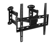 Corner TV Wall Mount - Full Motion Swivel Wall Mount Bracket Designed for Corner Installations, VESA 400x400 Pattern Fits 32, 37, 40, 42, 48 Inch Televisions, 66 Lbs Capacity, MI-4481