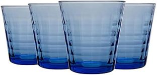 8X Marine 220ml Prisme Water Glasses - Stemless Kitchen Whiskey Wine Gin Juice Cocktail Tumbler Drinking Glass Set - by Duralex