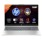 HP 15 Smartchoice, AMD Ryzen 7 7735HS (16GB DDR5,512GB SSD) FHD, Anti-Glare, Micro-Edge, 15.6''/39.6cm, Win11, M365 Basic(1yr)* Office24, Silver, 1.59kg, fc1038AU, FHD Camera w/Shutter, Backlit Laptop