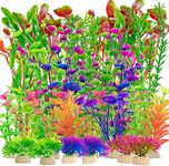 Labeol 24PCS Fish Tank Decorations