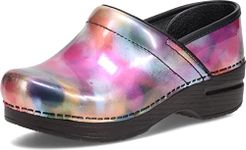 Dansko Professional Slip-On Clogs for Women-Rocker Sole and Arch Support for Comfort-Ideal for Long Standing Professionals-Nursing, Food Service, Healthcare Professionals, Spray Paint Patent, 10.5-11