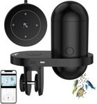 hygger WiFi Automatic Fish Feeder for Aquarium, Smart App Control Auto Fish Food Dispenser with Camera and Timer, Vacation Feeder with 230ml Large Capacity and USB Cable for Turtle Betta Koi Tank