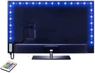 Led Strip Lights 6.56ft for 40-60in TV, 16 Color Changing 5050 LEDs Bias Lighting for HDTV,USB LED TV Backlight Kit with Remote