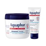 Aquaphor Healing Ointment - Moisturizing Skin Protectant For Dry Cracked Hands, Heels and Elbows - 14 oz. jar + 1.75 oz. tube, 15.75 Ounce