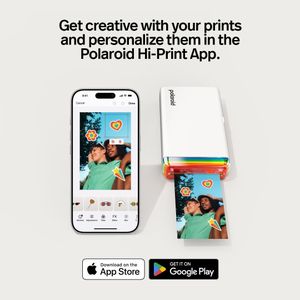 Polaroid Hi-Print 2x3 Portable Photo Printer – Compact Instant Prints