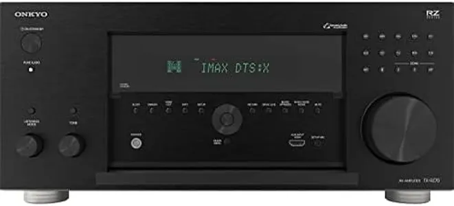 Onkyo TX-RZ70 11.2 Channel AV Receiver - 140 Watts Per Channel, Dirac Live Out of Box, Dirac Bass Control Compatible, Works with Sonos Certified, Studio Grade Processing, and More!