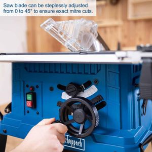 Scheppach 254mm Table Saw – HS254 Compact Woodworking Tool