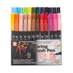 SAKURA Koi 24 Water Color Brush Pen Set,Multi-coloured
