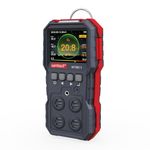 Wintact 4 in 1 Gas Leak Detector, Monitor Multi Gas Alarm Sniffers Combustible, Natural, Methane, Propane, Carbon Monoxide, Hydrogen Sulfide, Oxygen for Home, RV, Sewer
