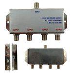 DIY Crafts Pack of 3Pcs, DIY Crafts 4 Way TV Coaxial Cable Splitter Electro (Pack of 3Pcs, DIY Crafts)