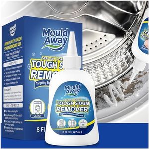 Mould Away Tough Stain Remover Gel, Grout Cleaner & Household Cleaning for Washing Machine Seal, Bathroom Shower, Kitchen Sink & Appliance Silicone Sealant - Thick No-Drip Formula, Non-Toxic, 8 fl oz
