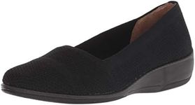 LifeStride womens Immy Ballet Flat, Black, 8.5 US