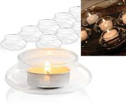 Laugh Cat Creative Romantic Floating Tealight Candle Holder Set of 12 Hard Borosilicate Glass