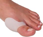 NatraCure Big Toe Bunion Corrector - Gel Pad Bunion Cushion Sleeves for Bunion Relief - Big Toe Straightener for Friction, Pressure, Hallux Valgus - Bunion Corrector for Women Big Toe - 6 PK
