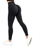 RXRXCOCO Seamless Butt Lifting Workout Leggings for Women High Waist Yoga Pants Gym Leggings