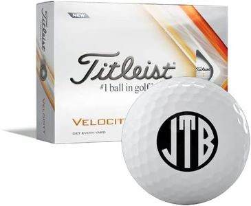 Titleist 2022 Velocity Monogrammed Golf Balls