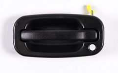 Front Left Driver Side Black Door Handle for Cadillac Escalade, Chevrolet Avalanche, Silverado, Suburban, Tahoe, GMC Sierra, Yukon, Yukon XL GM1310129 (1999, 2001, 2002, 2003, 2004, 2005, 2006, 2007)