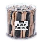 Annie Mini Wave Brush Bulk, Hard Bristles, 24 Count