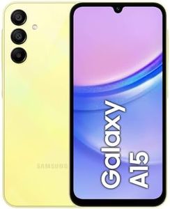 SAMSUNG Galaxy A15, Smartphone Android 14, Display Super AMOLED 6.5" FHD+, 8GB RAM, 256GB, memoria interna espandibile fino a 1TB, Batteria 5.000 mAh, Yellow [Versione Italiana]