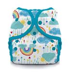 Thirsties Duo Wrap Cloth Diaper Cover, Snap Closure, Rainbow Size Two (18-40 lbs)