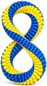 TENZONGRET Handmade Figure 8 Dog Toy, Large Interactive Rope