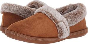 Skechers Women's Cozy Campfire - Team Toasty Low Top Slippers, Brown Chestnut Microfiber Suede Faux Fur Line Csnt, 6 UK