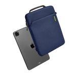 tomtoc Slim Tablet Shoulder Bag for 13 Inch iPad Pro M4 & iPad Air M2 2024, 12.9-in iPad Pro M2&M1 6th/5th with Magic Keyboard and Smart Keyboard Folio, Lightweight iPad Sleeve with Accessory Pocket