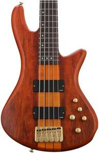 Schecter Stiletto Studio 5 Bass Guitar - Honey Satin