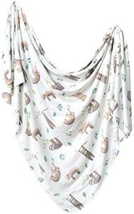 Copper Pearl Large Premium Knit Baby Swaddle Receiving Blanket Noah