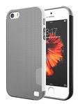 iPhone 5S Case, iPhone SE Case, iPhone 5 Case, Jeylly [3 Color] Slim Hybrid Impact Rugged Soft TPU & Hard PC Bumper Shockproof Protective Anti-slip Case Cover Shell for Apple iPhone 5/5s/SE - Light Grey