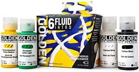 Golden : Fluid Acrylic Paint : Intro Set : 6 x 30ml