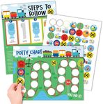 Potty Training Chart for Boys with Fun Reward Stickers – Potty Sticker Chart for Kids Potty Training, Potty Training Chart for Toddlers Boys, Potty Chart for Boys, Sticker Chart for Potty Success