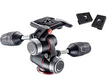 Manfrotto MHXPRO-3W X-PRO 3-Way Head with Retractable Levers and Friction Controls Includes Two ZAYKiR Quick Release Plates