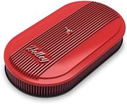 Holley Air Cleaner HOLLEY OVAL AIR CLEANER FINNED 3 INCH PREMIUM GLOSS