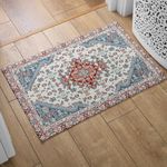 Urban Space Digital Printed Premium Chenille Floor Carpet Mat for Bedroom, Living Room, Super Soft Rug with Anti-Skid Backing, Modern Persian Carpet (2ft x 3ft, CR003)