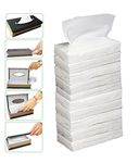 Kozdiko Car Tissue Paper Refiller for Dispenser Box Set of 10 with 200 Sheets(100 Pulls) in Each for All Cars, Offices and Homes