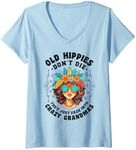 Womens Old Hippies Don't Die Fade I